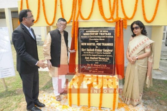 Union Minister of state for Textiles unveiled inaugural stone for BCDI hostel 